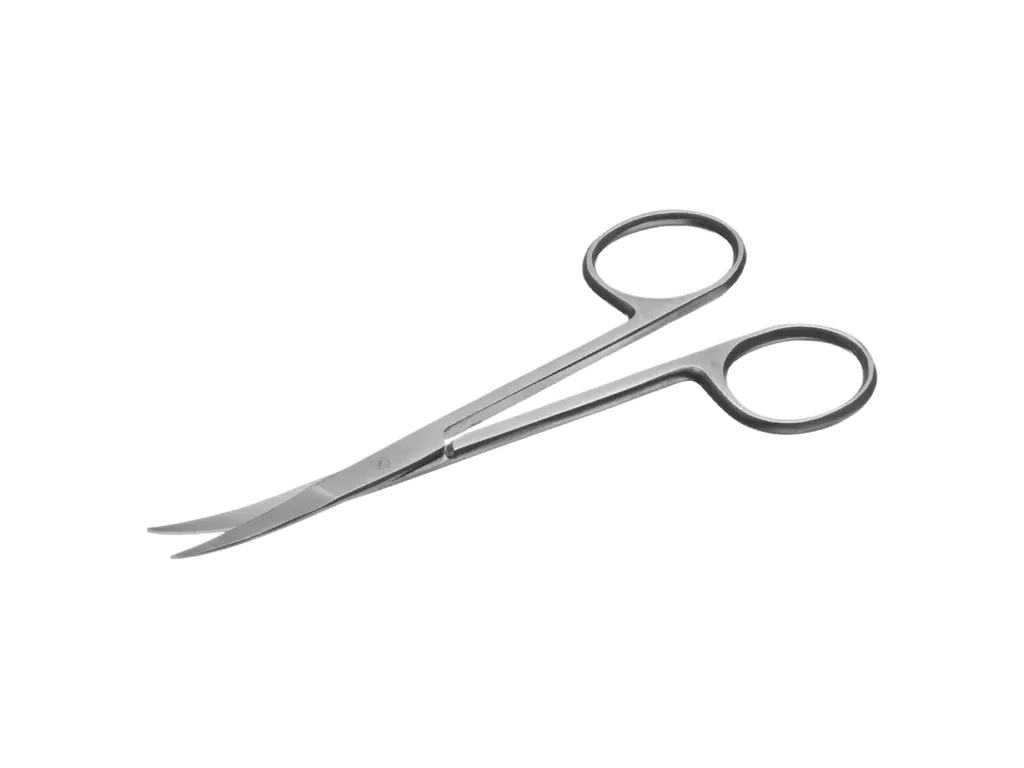 11.5cm Instrapac Iris Scissors Curved photographed against a plain background.