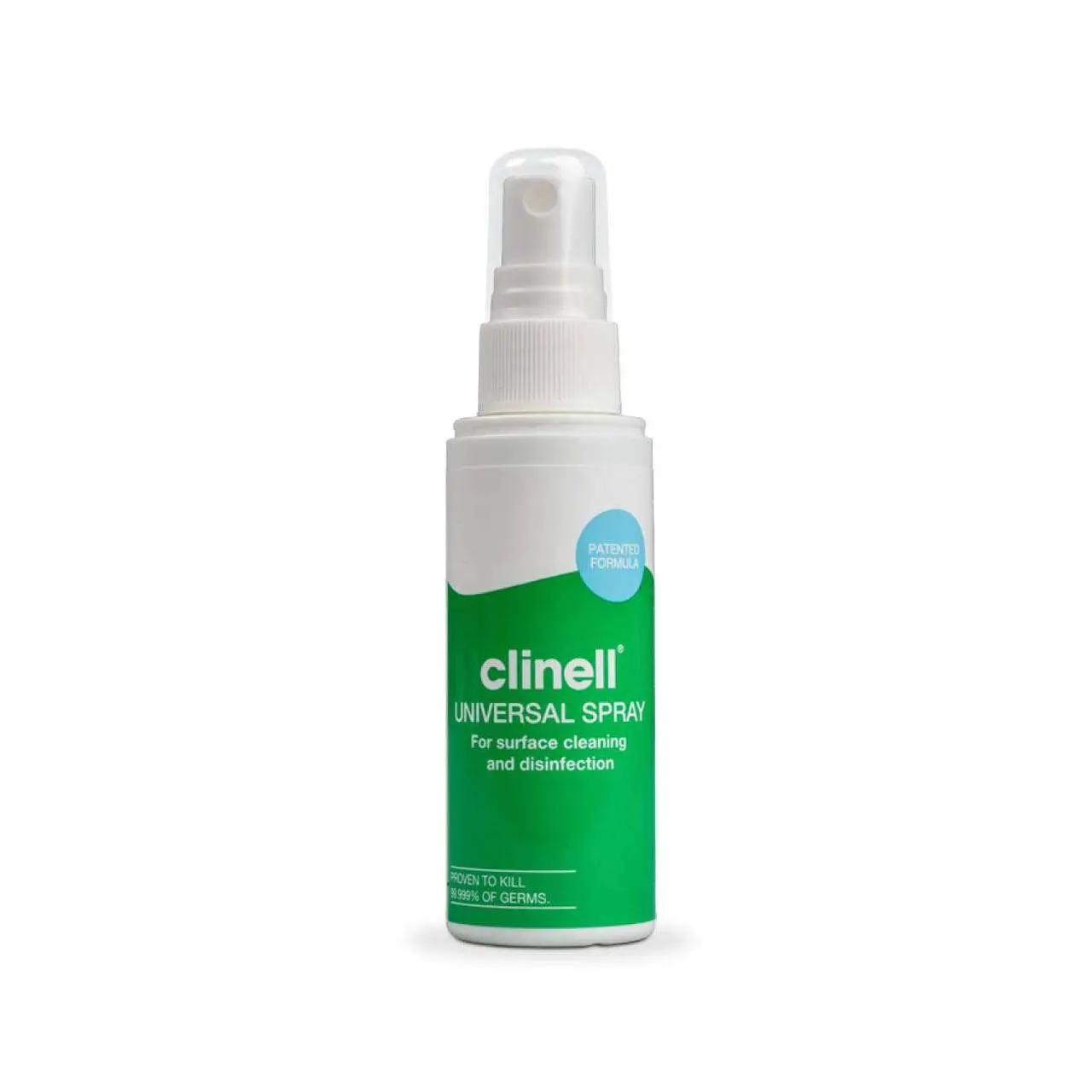 Clinell Universal Disinfectant Spray 60ml photographed against a plain background.