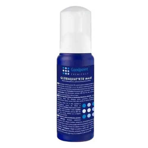 Goodpoint 250ml Globaquat RTU Med Disinfectant photographed against a plain background.