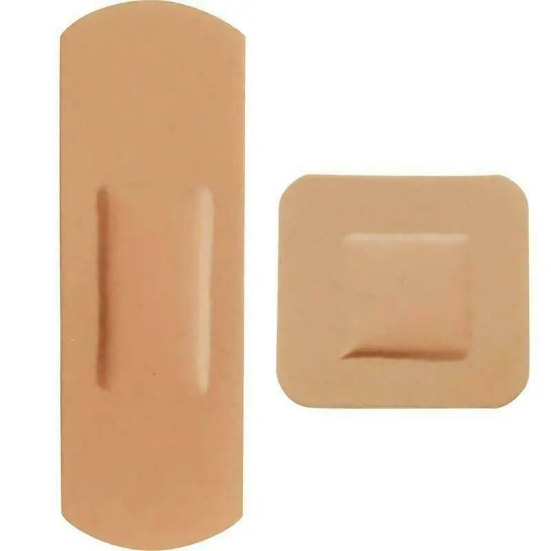 HypaPlast Pink Waterproof Plasters - 1 pack of 6 photographed against a plain background.