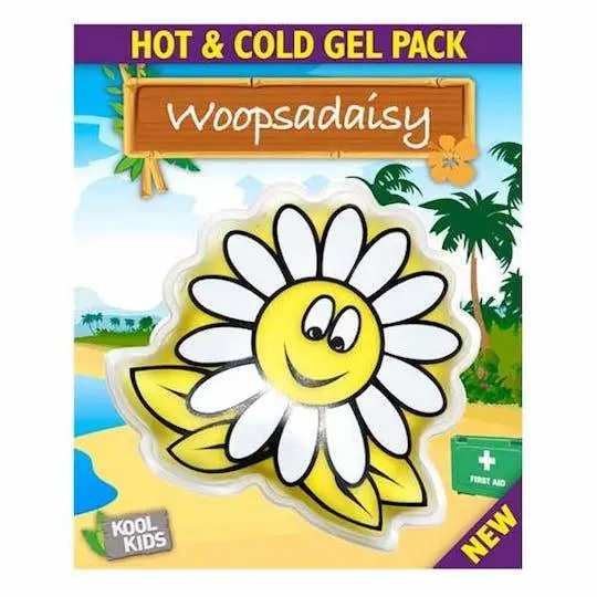 Koolpak 11cm x 12cm Woopsadaisy Hot & Cold Gel Pack photographed against a plain background.