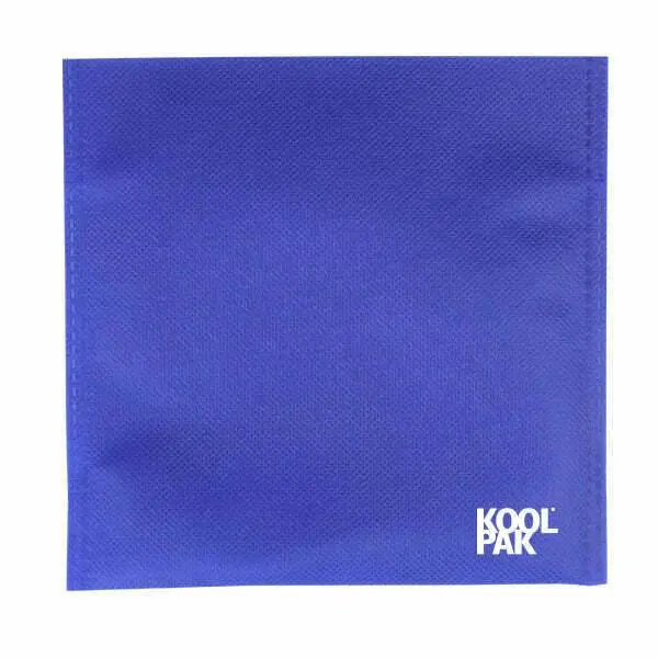 Koolpak Hot & Cold Pack Cover Small - 14cm x 15cm photographed against a plain background.