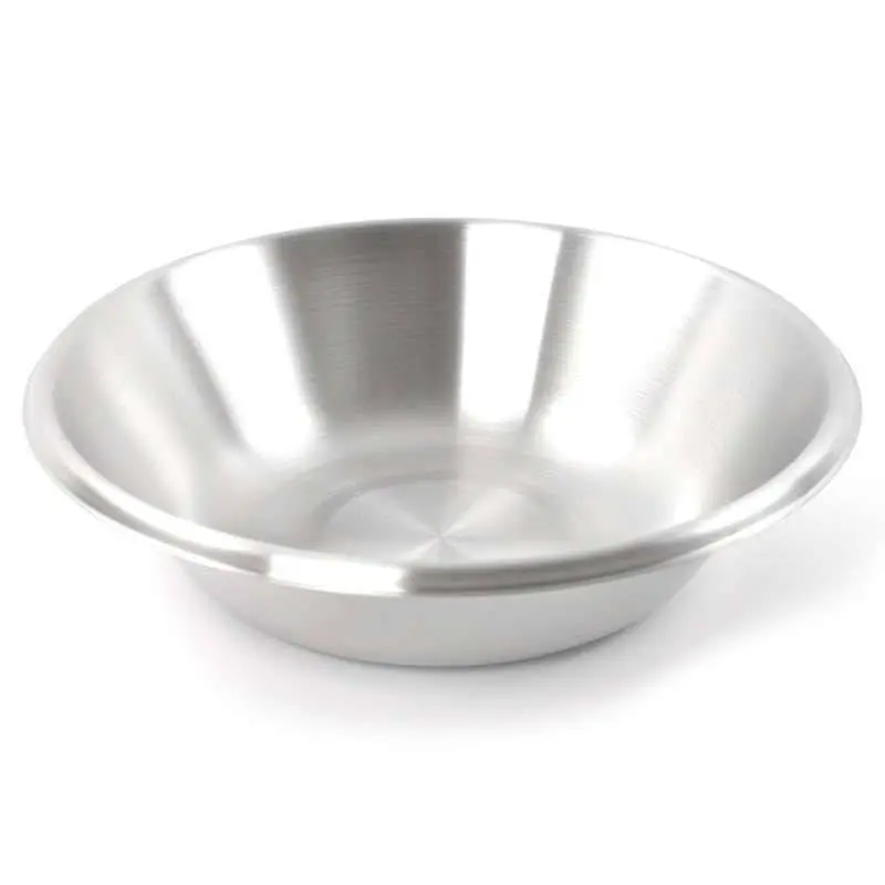 Stainless Steel Bowl 33cm x 8.4 cm Teqler photographed against a plain background.