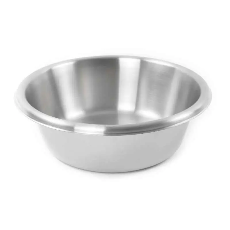 Stainless Steel Bowl 35.5cm x 11.5 cm Teqler photographed against a plain background.