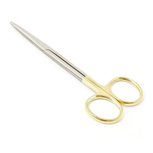 Teqler 14.5cm Dissecting Scissors with Carbide Insert curved photographed against a plain background.