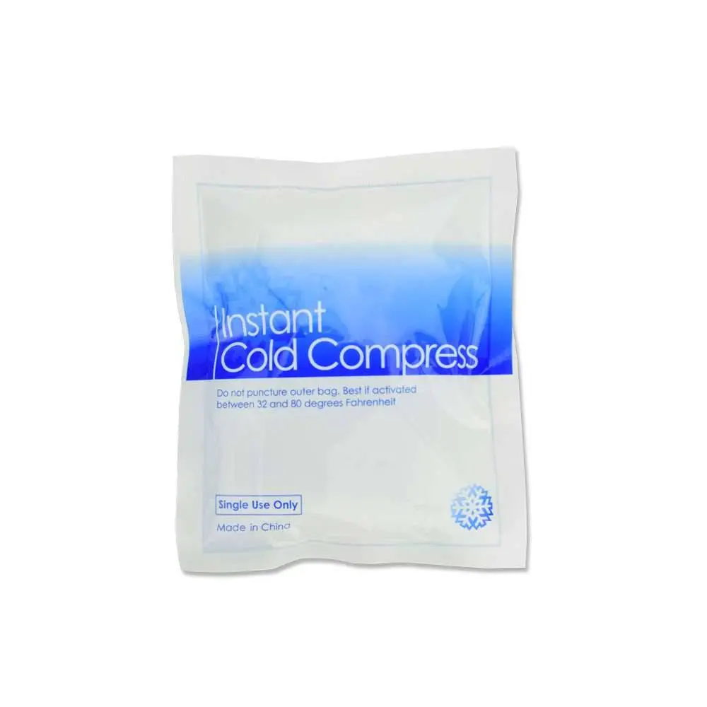Teqler 15cm x 12 cm Disposable Instant Cold Compress photographed against a plain background.