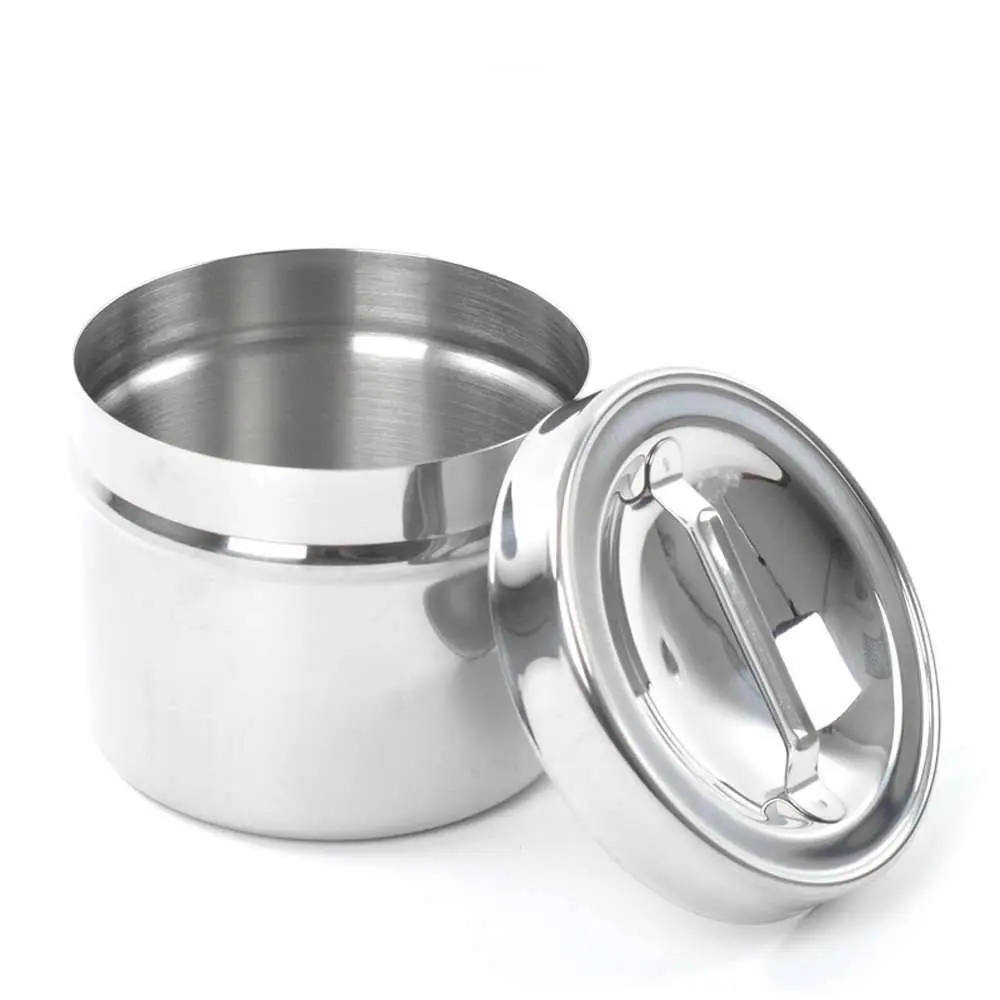 Teqler Stainless Steel Dressing Jar Small photographed against a plain background.