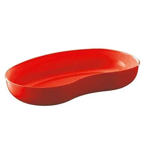 WACA Red Large Plastic Kidney Dish photographed against a plain background.