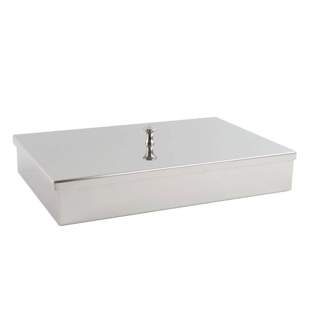 Teqler 30cm x 20cm x 5cm Stainless Steel Instrument Tray photographed against a plain background.