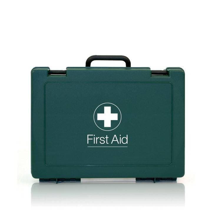 Blue Dot First Aid Kit 1-50 People HSE Standard photographed against a plain background.
