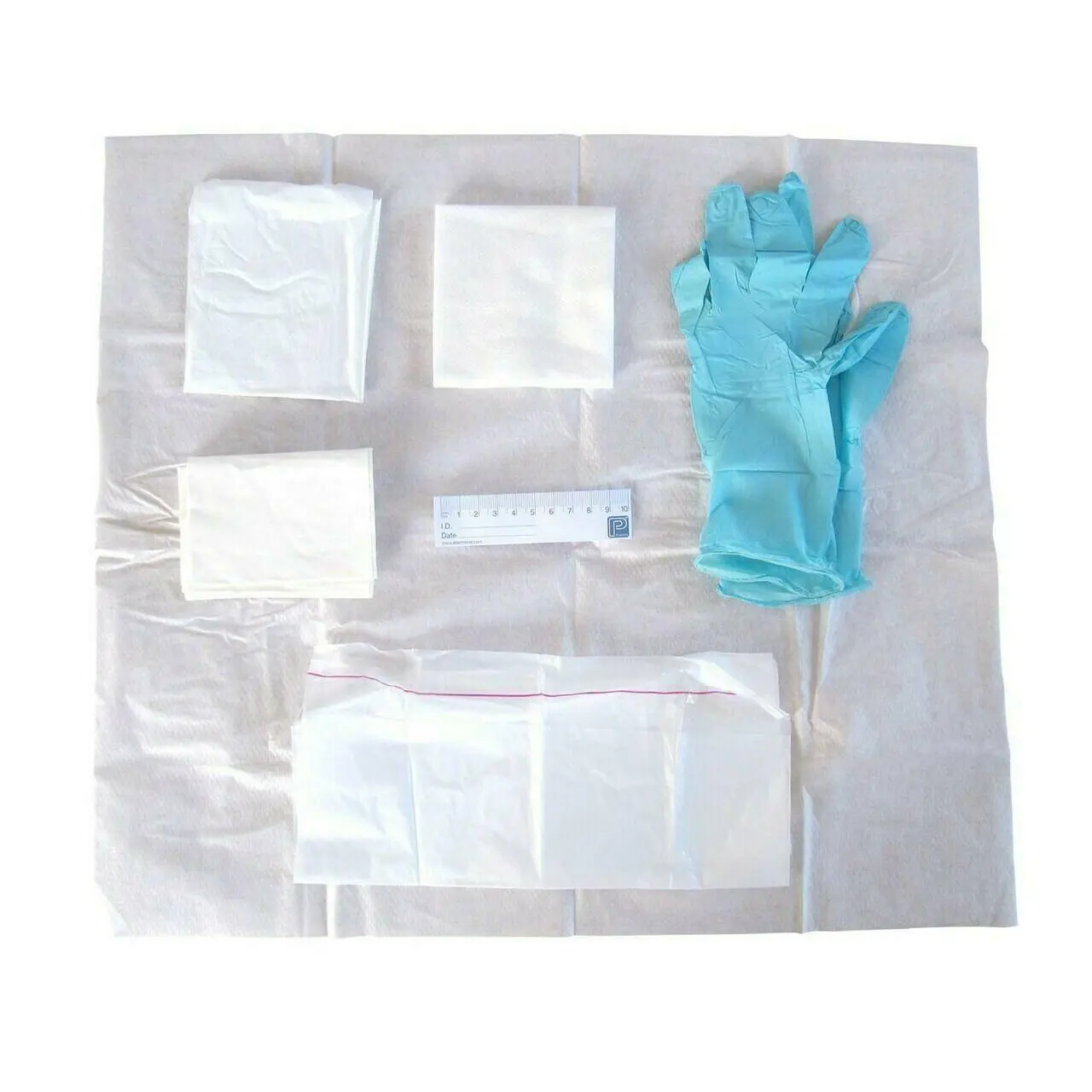 Polyfield Nitrile Examination Gloves photographed against a plain background.