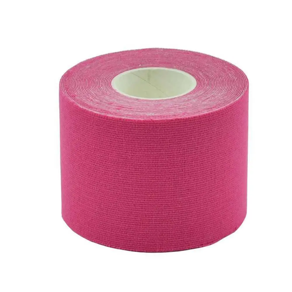 Teqler Pink Kinesiology Tape photographed against a plain background.