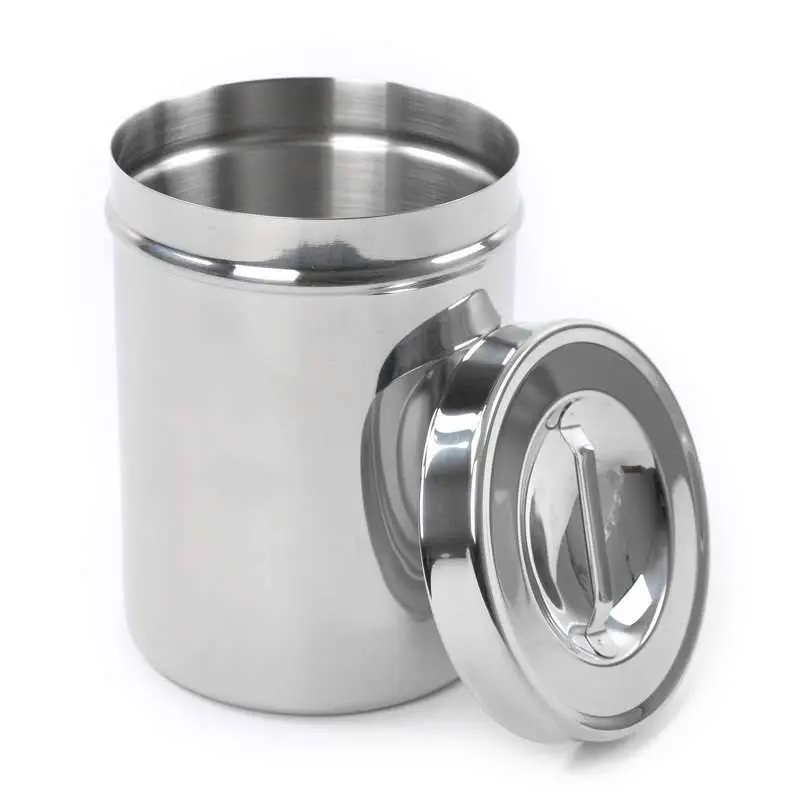 Teqler Stainless Steel Dressing Jar Large photographed against a plain background.