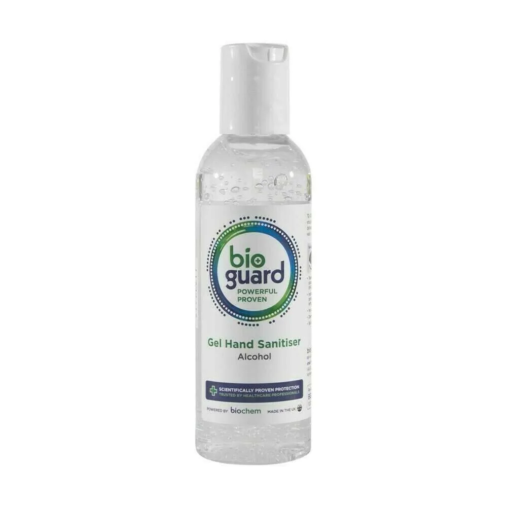 bio guard Surgical Hand Gel - 100ml photographed against a plain background.