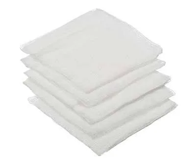 Elementa 10 cm x 10 cm 8 ply Woven Gauze Swabs x 100 photographed against a plain background.
