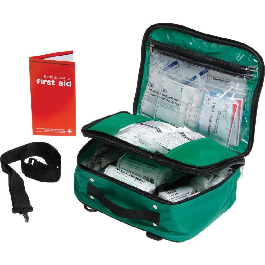 HSE First Response First Aid Kit 70916 photographed against a plain background.