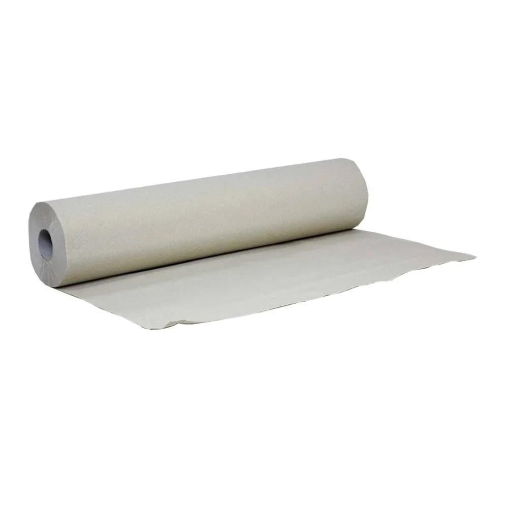 Lucart Professional 59cm x 70m EcoNatural Unbleached 2 Ply Couch Roll photographed against a plain background.
