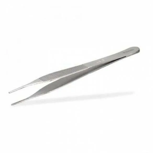 Rocialle Forceps Dissecting Adson Non-Toothed 12.5cm photographed against a plain background.