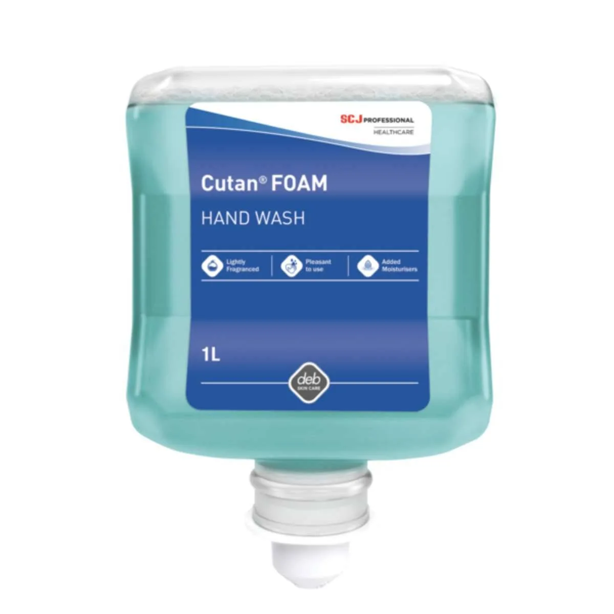 SCJ Professional 1 Litre Cutan Foam Soap Hand Wash photographed against a plain background.