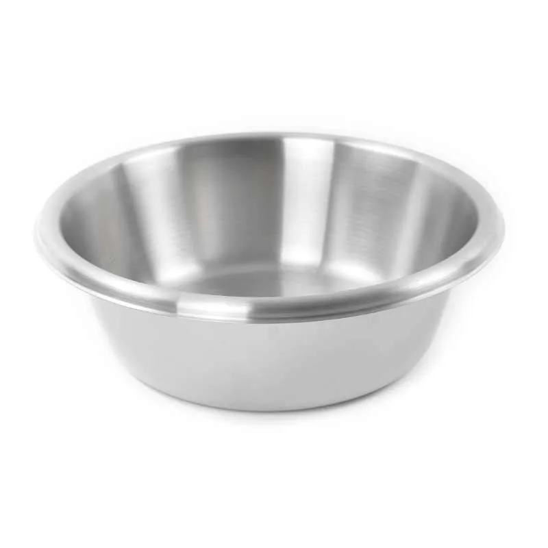 Stainless Steel Bowl 35.5cm x 11.5 cm Teqler photographed against a plain background.