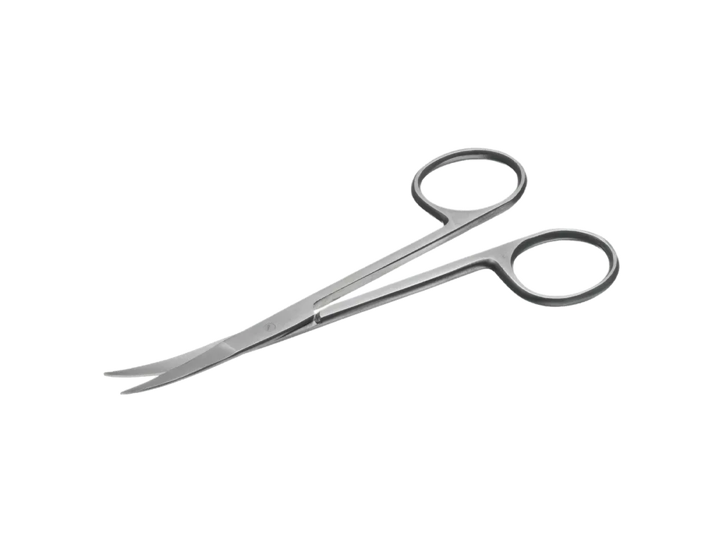 11.5cm Instrapac Iris Scissors Curved photographed against a plain background.
