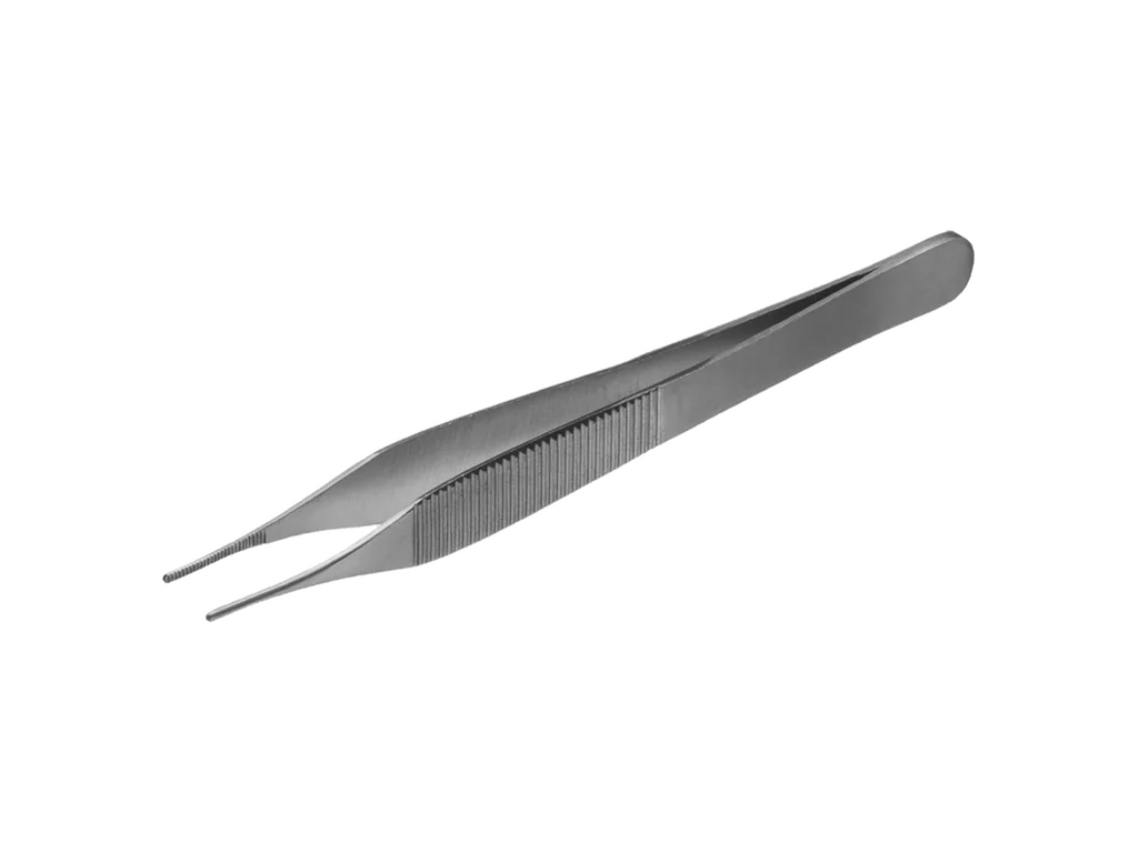 12.5cm Instrapac Adson Forceps Non-Toothed photographed against a plain background.