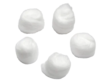 Concept Sterile Large Cotton Wool Balls - Pack of 5 photographed against a plain background.