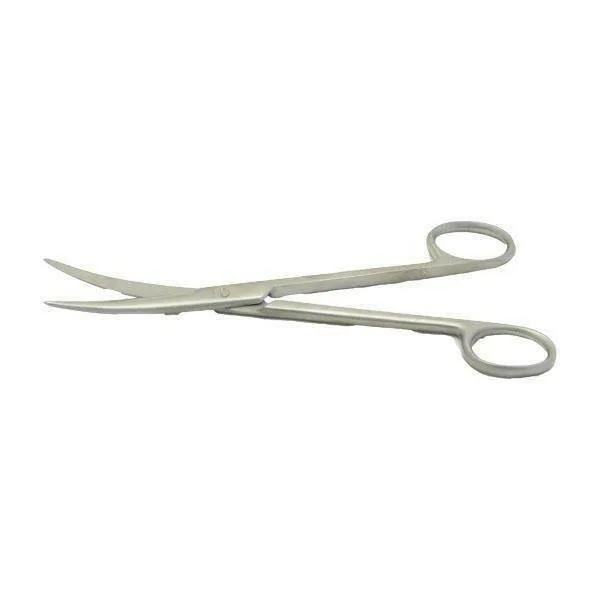 Instrapac Mayo Scissors Curves 17cm Disposable photographed against a plain background.