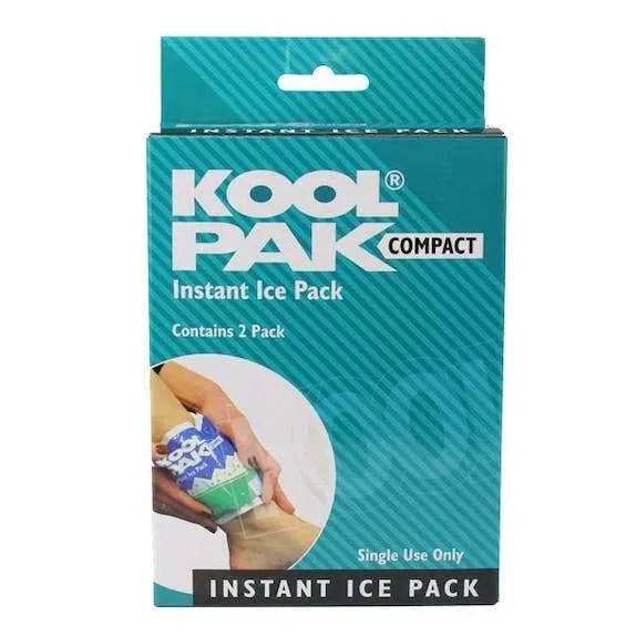 Koolpak Compact 2 Instant Ice Pack photographed against a plain background.