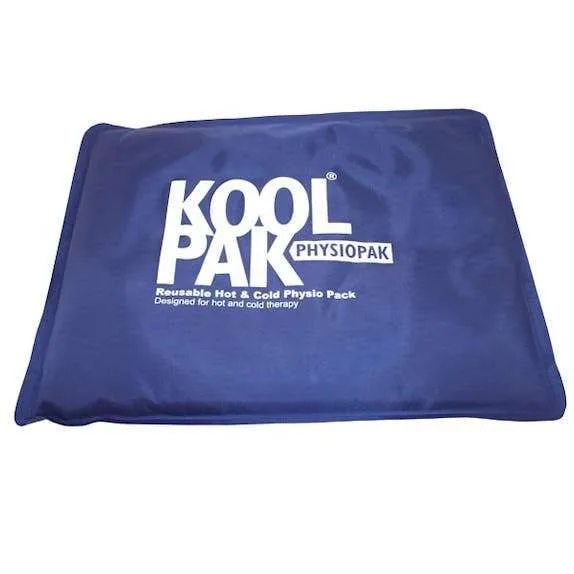Koolpak Luxury Physio Reusable Hot & Cold Pack 28cm x 36cm photographed against a plain background.