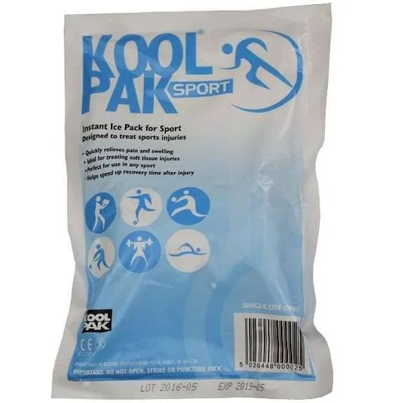 KoolPak Sport Instant Ice Pack photographed against a plain background.