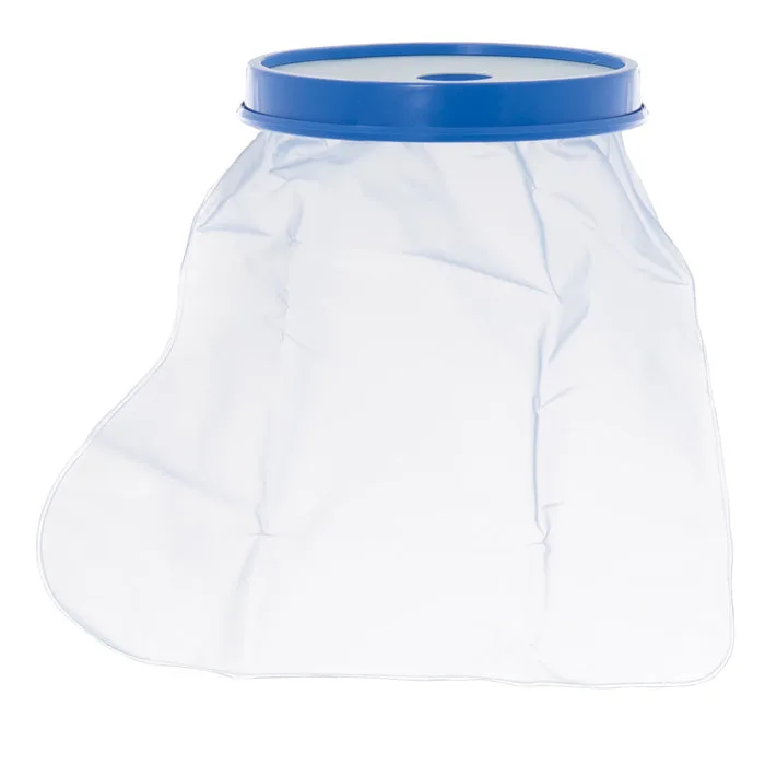 McKesson Leg Cast Shower Covers photographed against a plain background.