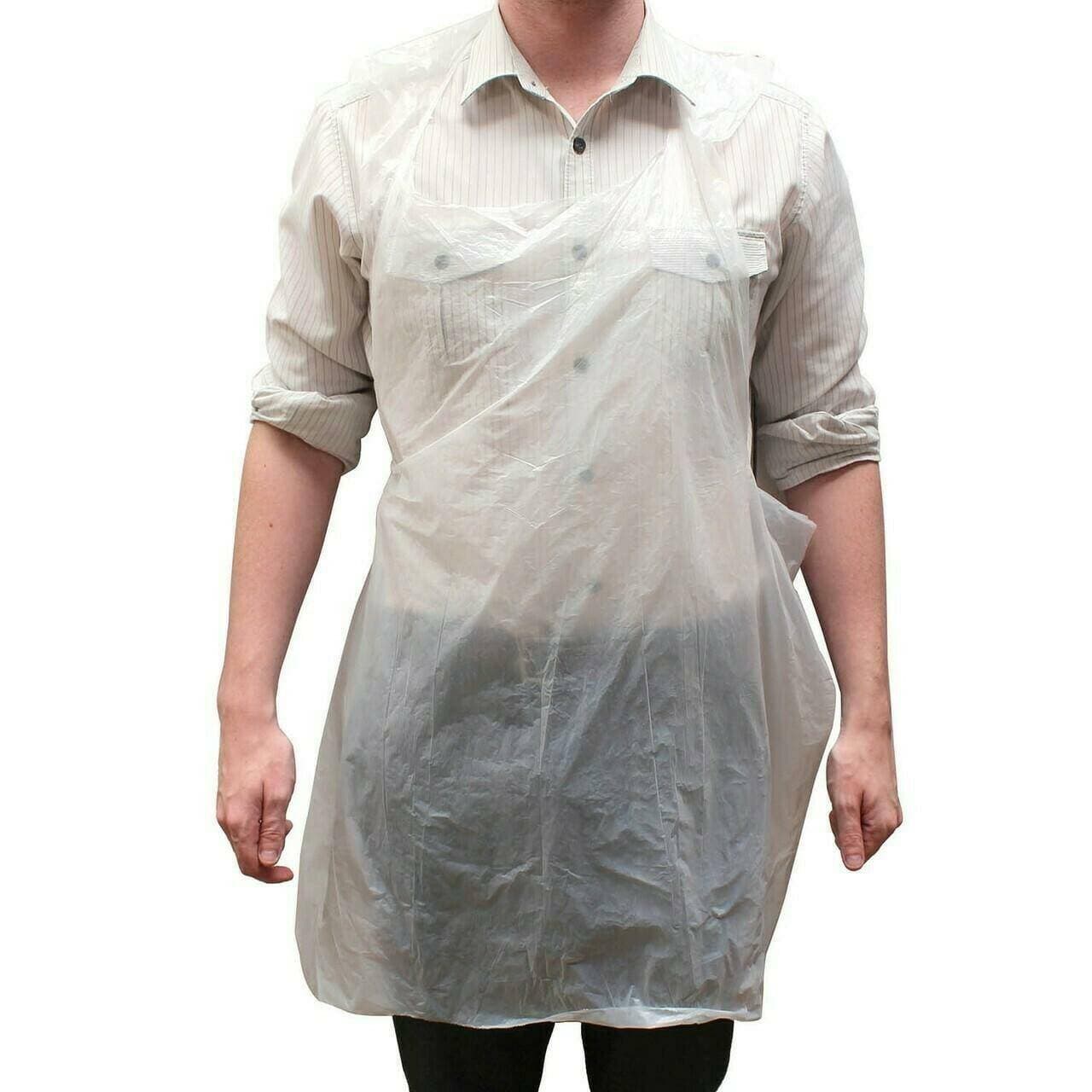 Medi Pro 200 White Disposable Aprons - Roll photographed against a plain background.