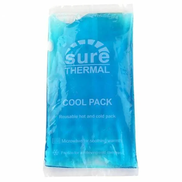 Qualicare Large Cool Pack Reusable 26cm x 13cm photographed against a plain background.