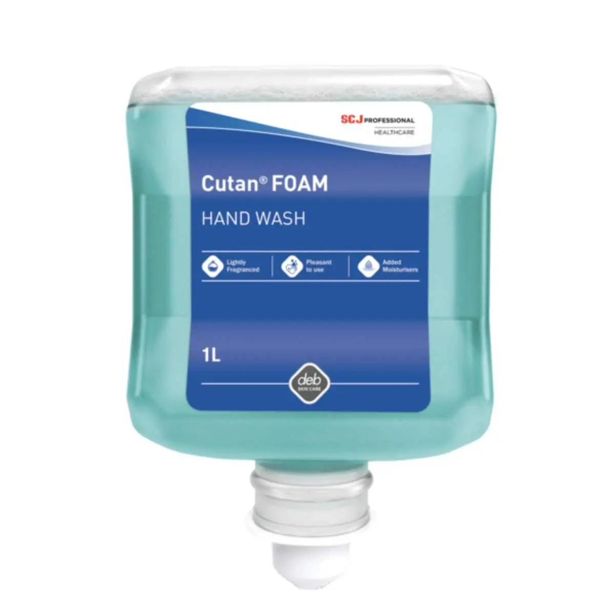 SCJ Professional 1 Litre Cutan Foam Soap Hand Wash photographed against a plain background.