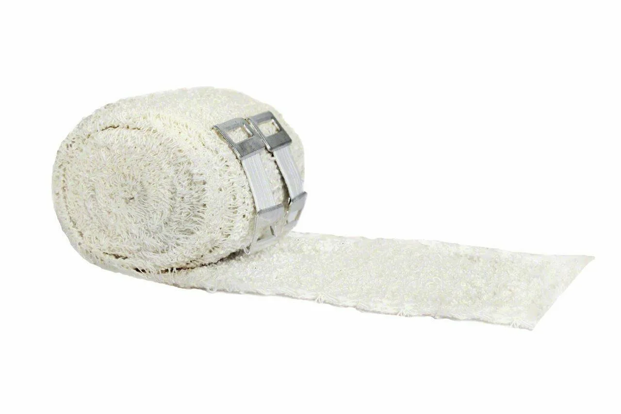 Steroplast Crepe Bandage - 7.5cm x 4m photographed against a plain background.