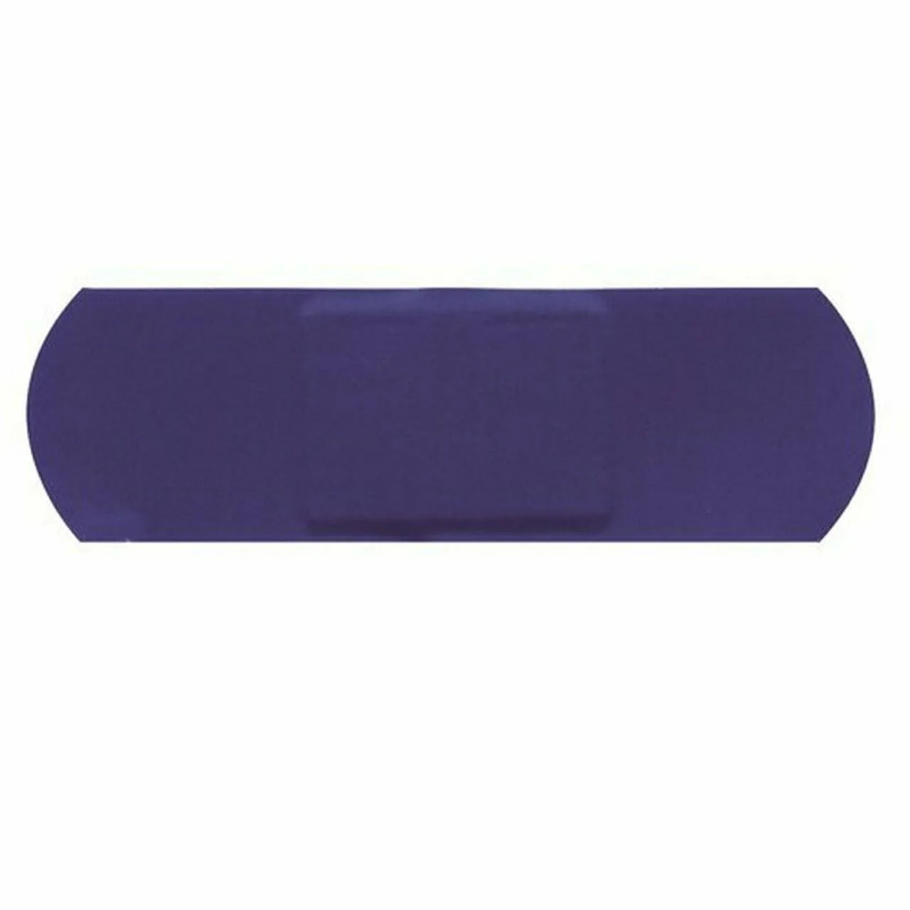 Steroplast Sterochef Blue Detectable Plasters 7.5cm x 2cm x 100 photographed against a plain background.