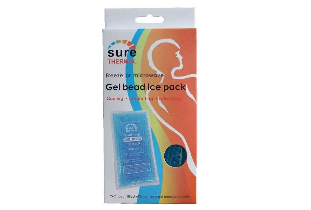 Sure Thermal Gel Bead Ice Pack photographed against a plain background.