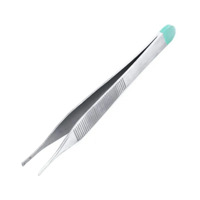 Teqler 12 cm anatomical Adson Forceps photographed against a plain background.