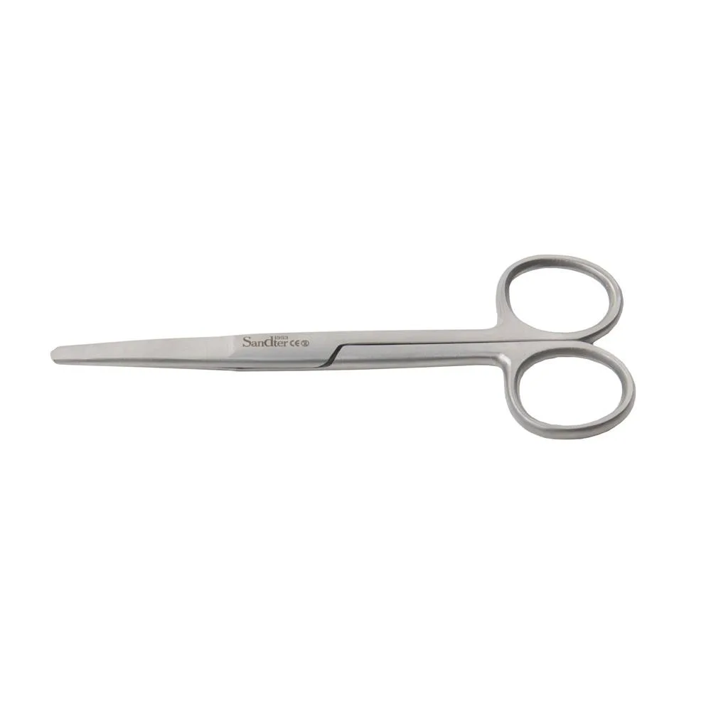 Teqler 15cm Metzenbaum Scissors Straight photographed against a plain background.