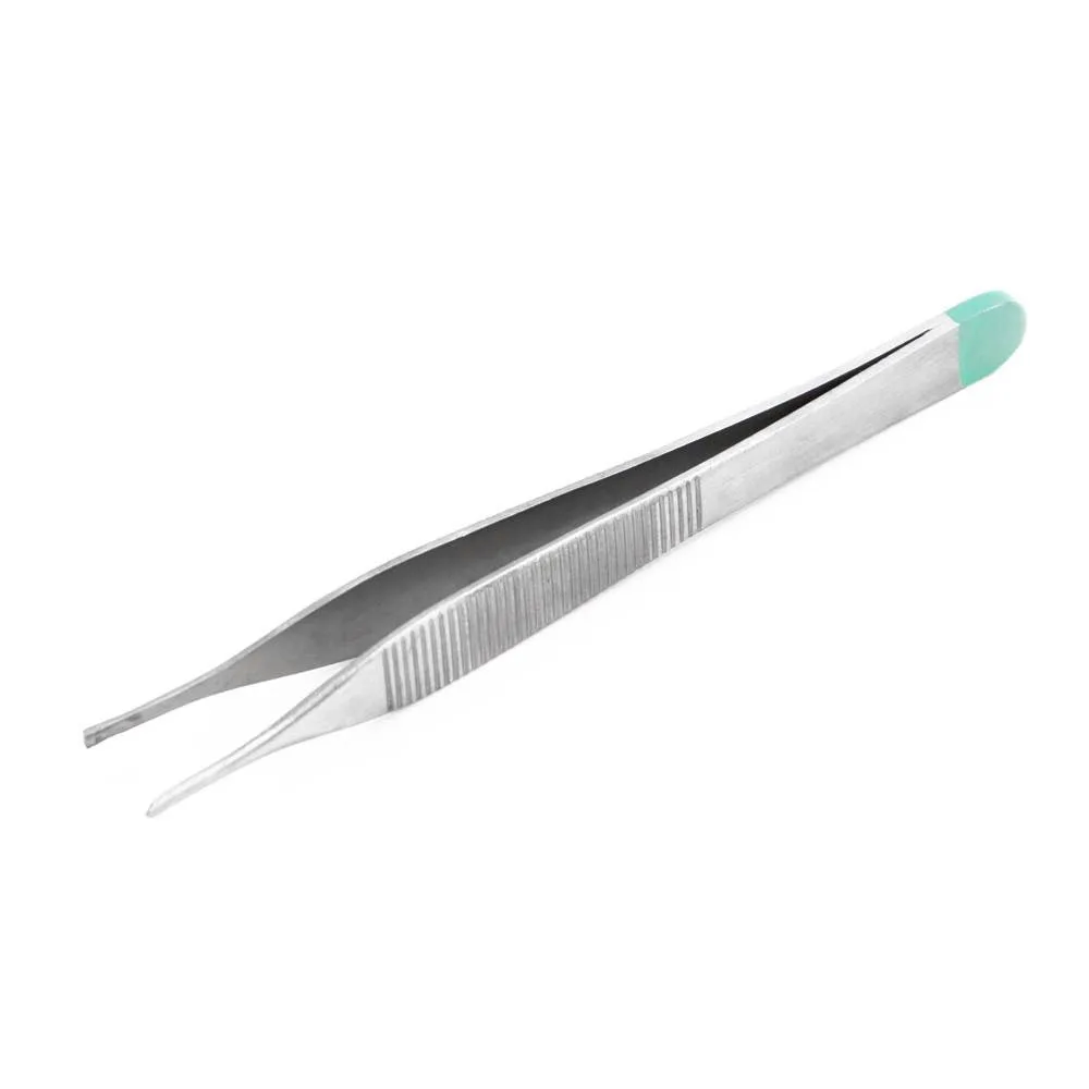Teqler Adson Tweezers 12cm Surgical photographed against a plain background.