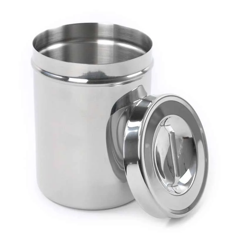 Teqler Stainless Steel Dressing Jar Large photographed against a plain background.