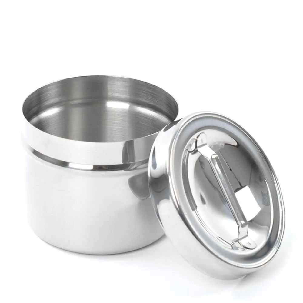 Teqler Stainless Steel Dressing Jar Small photographed against a plain background.