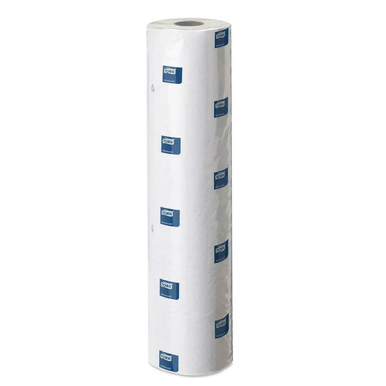 Tork Advanced White Couch Roll 48cm x 56m photographed against a plain background.